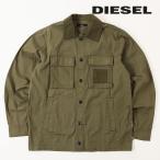 ショッピングdiesel ディーゼル DIESEL 長袖コットンシャツ メンズ 異素材ミックス 厚手 S-GUNN-LS