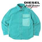 ディーゼル DIESEL 長袖デニムシャツ メンズ ウォッシュ加工 スウェットデニム ジョグジーンズ D-HORU-SP-NE