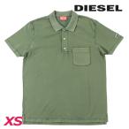 ディーゼル DIESEL 半袖ポロシャツ メンズ ヴィンテージウォッシュ加工 ワンポイントオーバルDロゴ 鹿の子 T-POLO-WORKY-DOV-PE