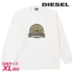 ディーゼル DIESEL 長袖スウェットシャツ トレーナー メンズ リフレクティブプラスチックパッチ S-PATCHY
