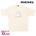 ディーゼル DIESEL 半袖Tシャツ カットソー メンズ パフプリント ウォッシュ加工 ルーズフィット T-HON