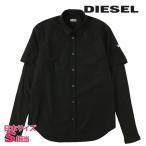 ショッピングdiesel ディーゼル DIESEL 長袖シャツ メンズ フェイクレイヤード 重ね着風 コットン S-MARLEY-A