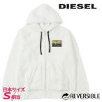 ショッピングモコモコ ディーゼル DIESEL ジップアップスウェットパーカー メンズ リバーシブル ボア モコモコ S-RUMMES-ZIP-REV