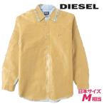 ショッピングdiesel ディーゼル DIESEL 長袖デニムシャツ ジャケット メンズ ヴィンテージダメージピールオフ加工 ワンポイントDロゴ D-SIMPLY-FS