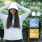 ラッシュガード レディース 接触冷感 ひんやり 吸水速乾 耐塩素素材 水陸両用 UVカット UPF50+ 薄手 長袖 透けない 指穴 フード付き UVパーカー 体型カバー