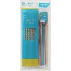 ショッピングストロー シンワ　トロピカル　曲がるストロー　40本入　TS-53　クリックポスト対応品