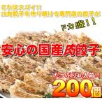 〔訳あり〕安心の国産餃子200個 40人前