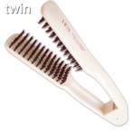 ツインブラシ ストレート用 twin くせ毛 縮毛 くし 櫛 ストレートヘアー用 くせっ毛 クセ毛 プロ用美容室専門店 ブラシ KIK