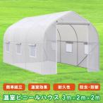 ビニールハウス 小型 家庭用 温室ビニールハウス 温室ハウス ビニール パイプ 防水 大型 温室 農業 家庭菜園 園芸 DIY 物置 屋外 3m×2m×2m