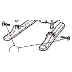  Twin Bird детали : комплект болтов ( 2 шт )/901465 пресс для брюк для ( почтовая доставка соответствует возможно )