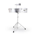  timbales LP L pi-Matador Timbales 14" &amp; 15" Shells, Bright Chrome M257