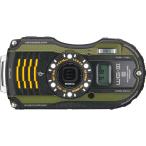 ショッピングカメラ機材 PENTAX 防水デジタルカメラ PENTAX WG-3GPS グリーン 1cmマクロ マクロスタンド付属 電子コンパス サブLCD Qi規