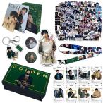 JUNG KOOKグッズ GOLDEN ギフトボックス フォトカード グク テープ セット トレカ BTS 写真 バンタン フォトカード K-POP 韓国 ジョングク キーリング