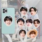 2番目半額 BTSグッズ スマホホルダー アクリル 防弾少年団 携帯ホルダー バンタン グッズ キャラクター 貼り付け ホルダー 携帯 スマホスタンド 伸縮可 グク