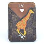 LOUIS VUITTON Louis Vuitton LV× The * Darjeeling ограниченный porutokaruto магнит Damier карта inserting чехол для пропуска кружка safe [ б/у ]