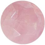 Body Candy 2 Gauge Rose Quartz Semi Precious Stone Faceted Double Flar