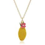 Betsey Johnson (GBG)) Paradise Lost Women's Pineapple Pendant Necklace