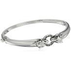 Effy Womens 925 Sterling Silver Tsavorite Bangle Bracelet, Silver, 7