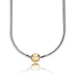 PANDORA Moments 925 Sterling Silver Chain with 18k Gold Plated PANDORA