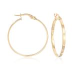 Ross-Simons Italian 14kt Yellow Gold Hoop Earrings