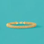 Ross-Simons 14kt Yellow Gold Braided Rope Bracelet