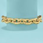 Ross-Simons Italian Andiamo 14kt Yellow Gold Chain-Style Link Bracelet