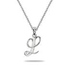 Sterling Silver L Letter Initial Alphabet Name Personalized 925 Silver