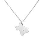 Yiyangjewelry Texas State Necklace Charm Pendant Gift for Family Frien