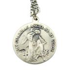 CB Sterling Silver 7/8-Inch Guardian Angel Be My Guide Saint Michael M
