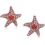 Betsey Johnson Women's Crabby Couture Pink Starfish Stud Earrings, Cor
