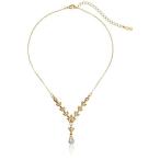 Downton Abbey Boxed Gold-Tone Crystal Y-Shaped Necklace