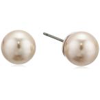 Anne Klein Women's Pink Pearl Stud Earrings, Pink