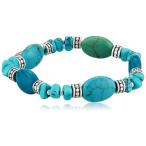 Chaps Women's Chip Accent Stretch Bracelet, Blue