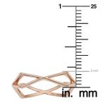 14k Rose Gold Geometric Ring (size 7)