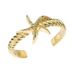 Fine Starfish Rope Toe Ring in Solid 14k Yellow Gold