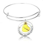 Grandma Bangle Bracelet -Grandma Charm Bracelet, Forever in my Heart B