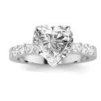 1 Carat Classic Prong Set Diamond Engagement Ring (I Color, VS1 Clarit