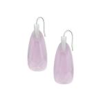 Kendra Scott Maize Dangle Earrings In Violet Glass &amp; Rhodium