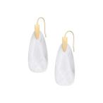 Kendra Scott Maize Dangle Earrings In Clear Crystal &amp; Gold