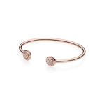 PANDORA Signature Open Bangle, Clear CZ, 580528CZ-1