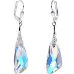 Body Candy Handcrafted Silver Plated Aurora Inspire Dangle Earrings Cr