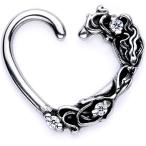 Body Candy Body Piercing Jewelry 316L Stainless Steel 16G Left Closure