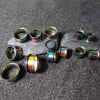 BodyJ4You Plugs Kit 00G-20mm Steel Rainbow Plugs Stretching Kit (10mm-