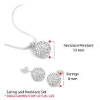 BodyJ4You 4PC Jewelry Gift Set Black Choker Clear Pave Crystals Ferido