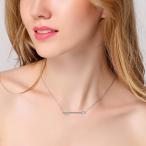 S925 Sterling Silver Classic Love Polished Sideways Arrow Necklace