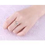 925 Sterling Silver Cz Moon Star Open Ring for Women (Expandable Rings