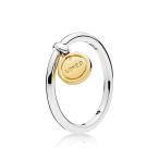 PANDORA Medallion of Love Ring 18k Gold Plated PANDORA Shine Collectio