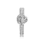 Pandora Sparkling Love Knot Ring 190997cz-58 size (8.5)