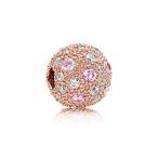 Pandora Rose Pink Cosmic Stars Clip Charm 781286PCZ