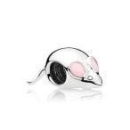 Pandora Cute Mouse Pink &amp; Silver Charm 797062EN160